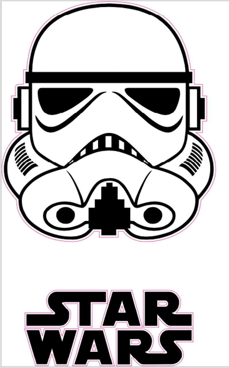 Star Wars Cornhole Decal