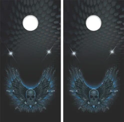 Skull Strings Cornhole Wraps - Set Of 2