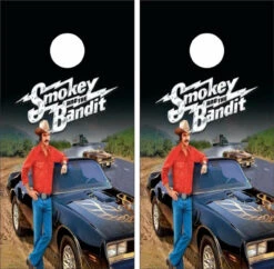 Smokey And The Bandit Cornhole Wraps - Set Of 2