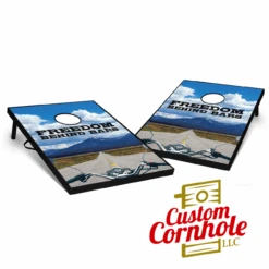 Tailgate Freedom Behind Bars Cornhole Set With Bags