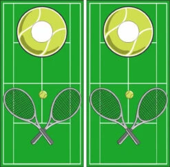 Tennis Cornhole Wraps - Set Of 2