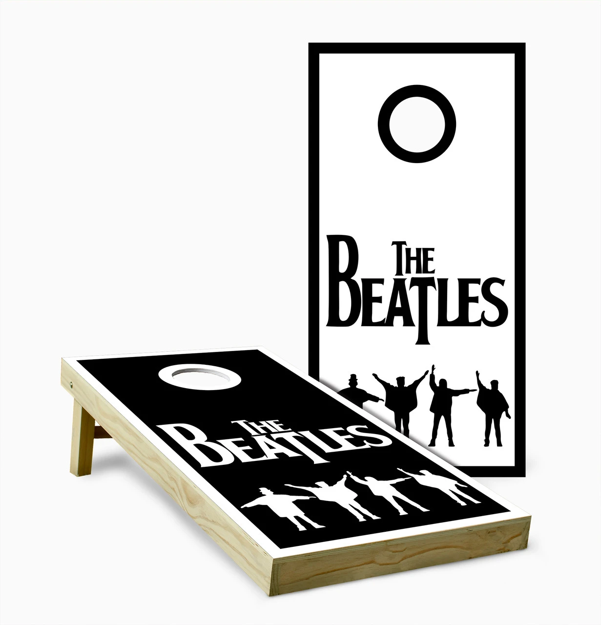 The Beatles Version 2 Cornhole Set With Bags