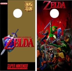 The Legend Of Zelda Cornhole Wraps - Set Of 2