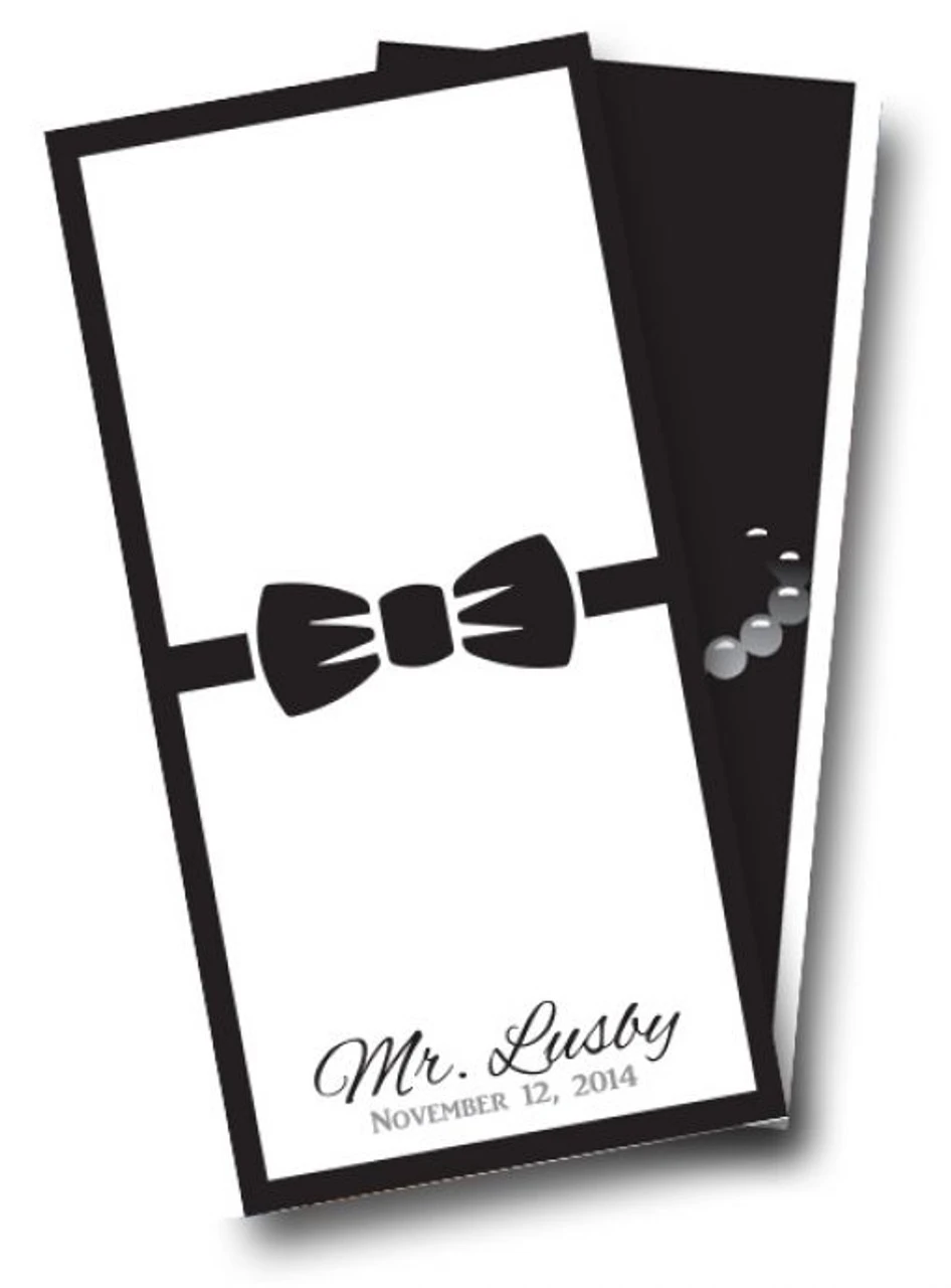 Wedding Tie & Necklace Cornhole Wraps - Set Of 2