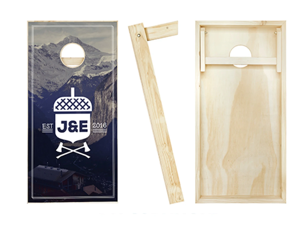 Wedding Memoir Cornhole Set With Bags - Image 2