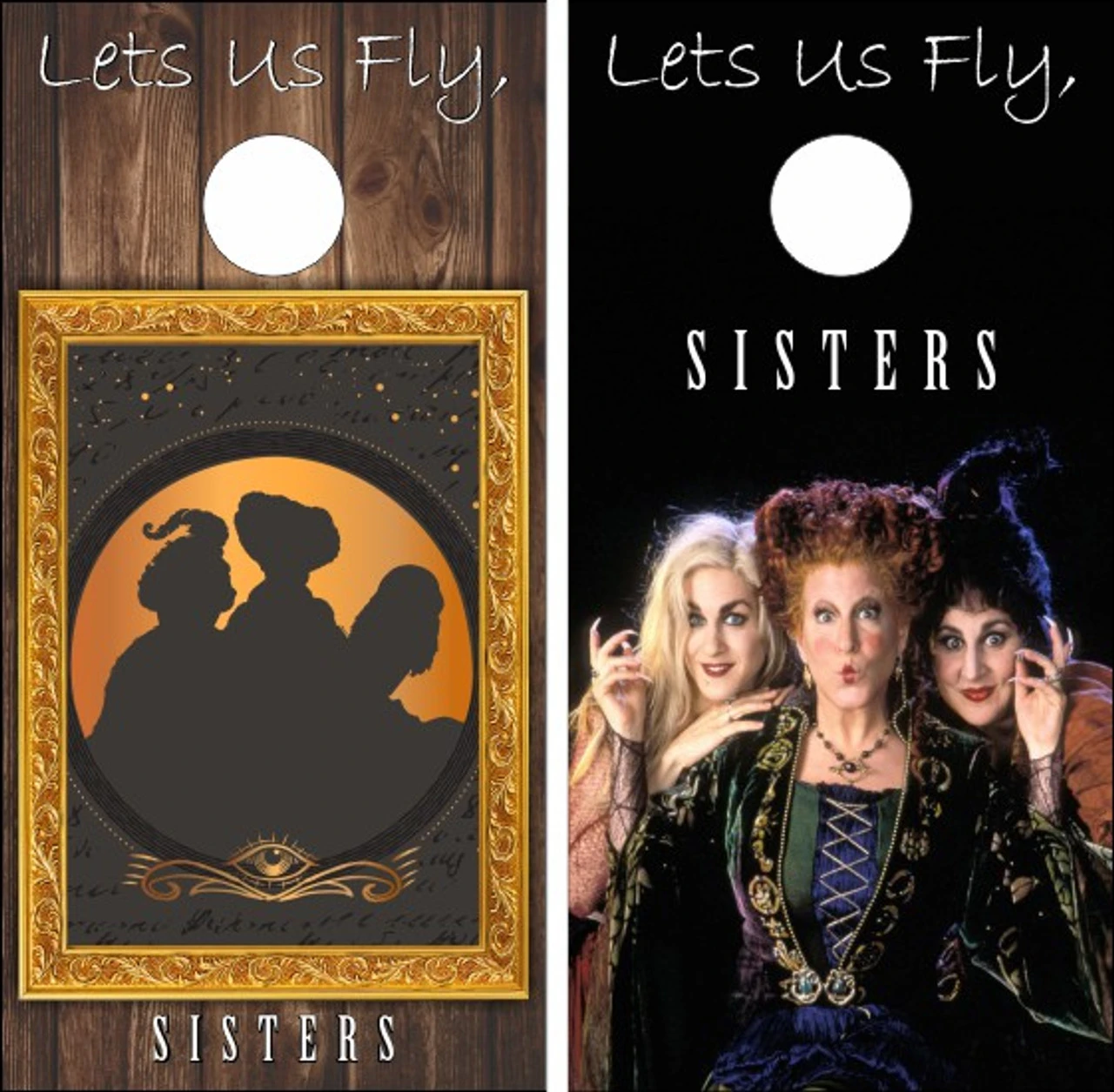Hocus Pocus Cornhole Wraps - Set Of 2