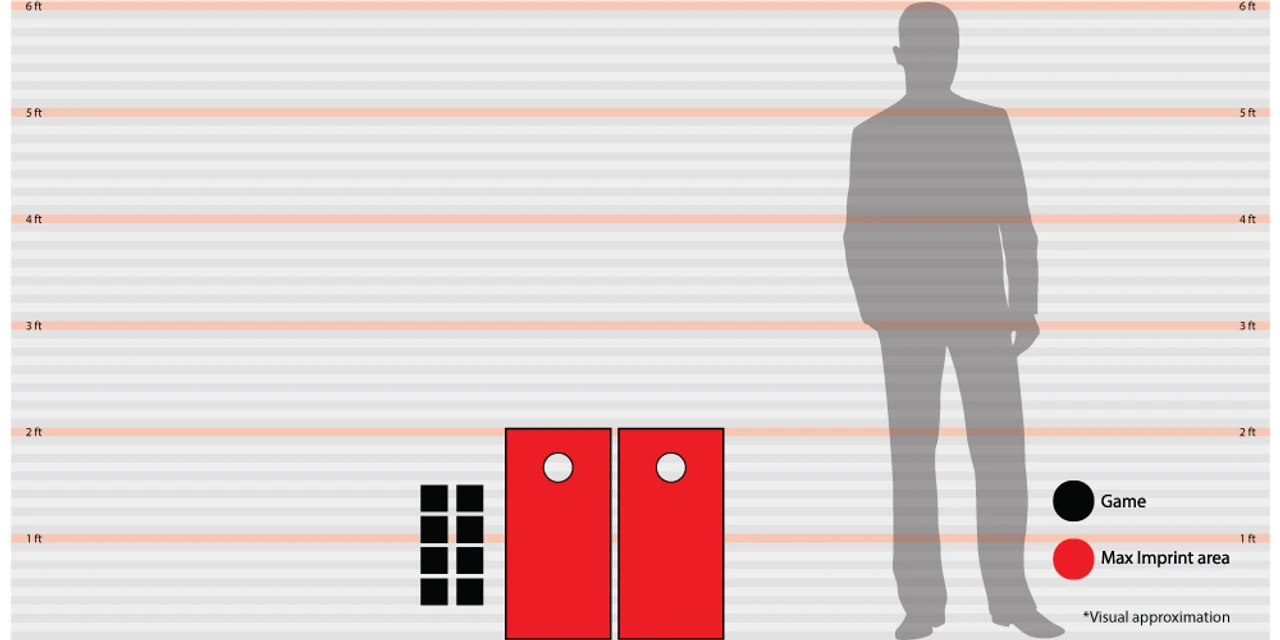 Junior Custom Cornhole Set With Bags - Image 7