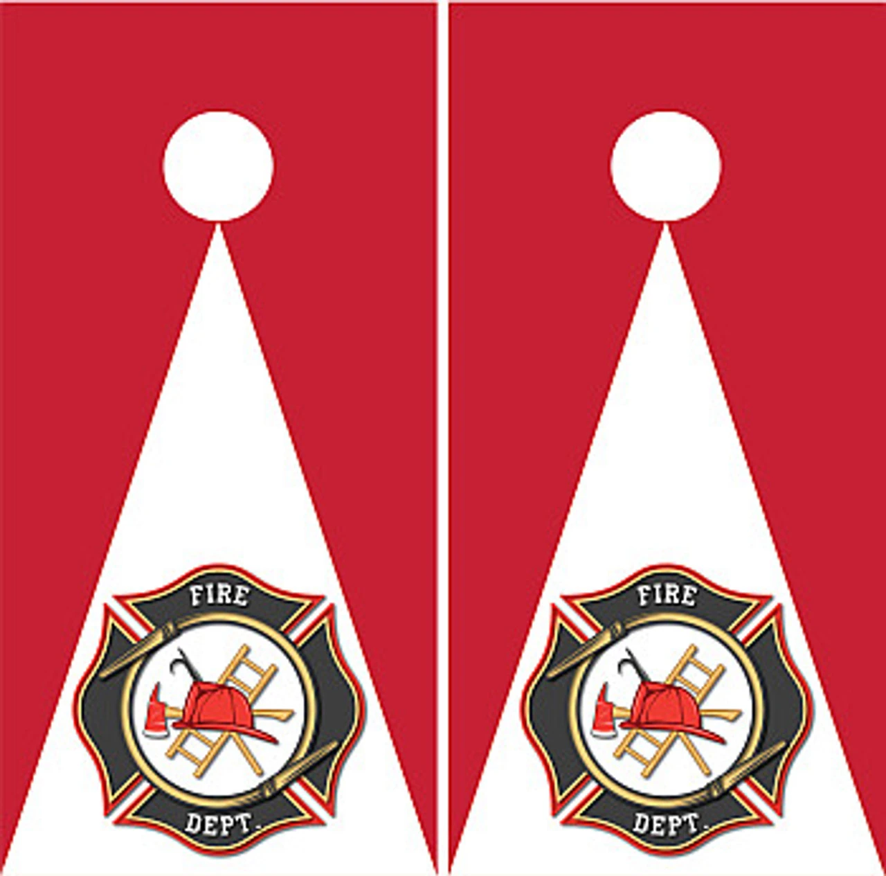 Firefighter Cornhole Wraps - Set Of 2