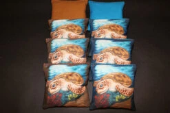 Sea Turtles Cornhole Bags - Set Of 8