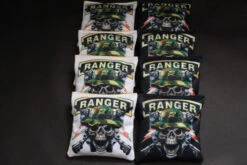 US Army Ranger Skulls & Guns Cornhole Bags - Set Of 8