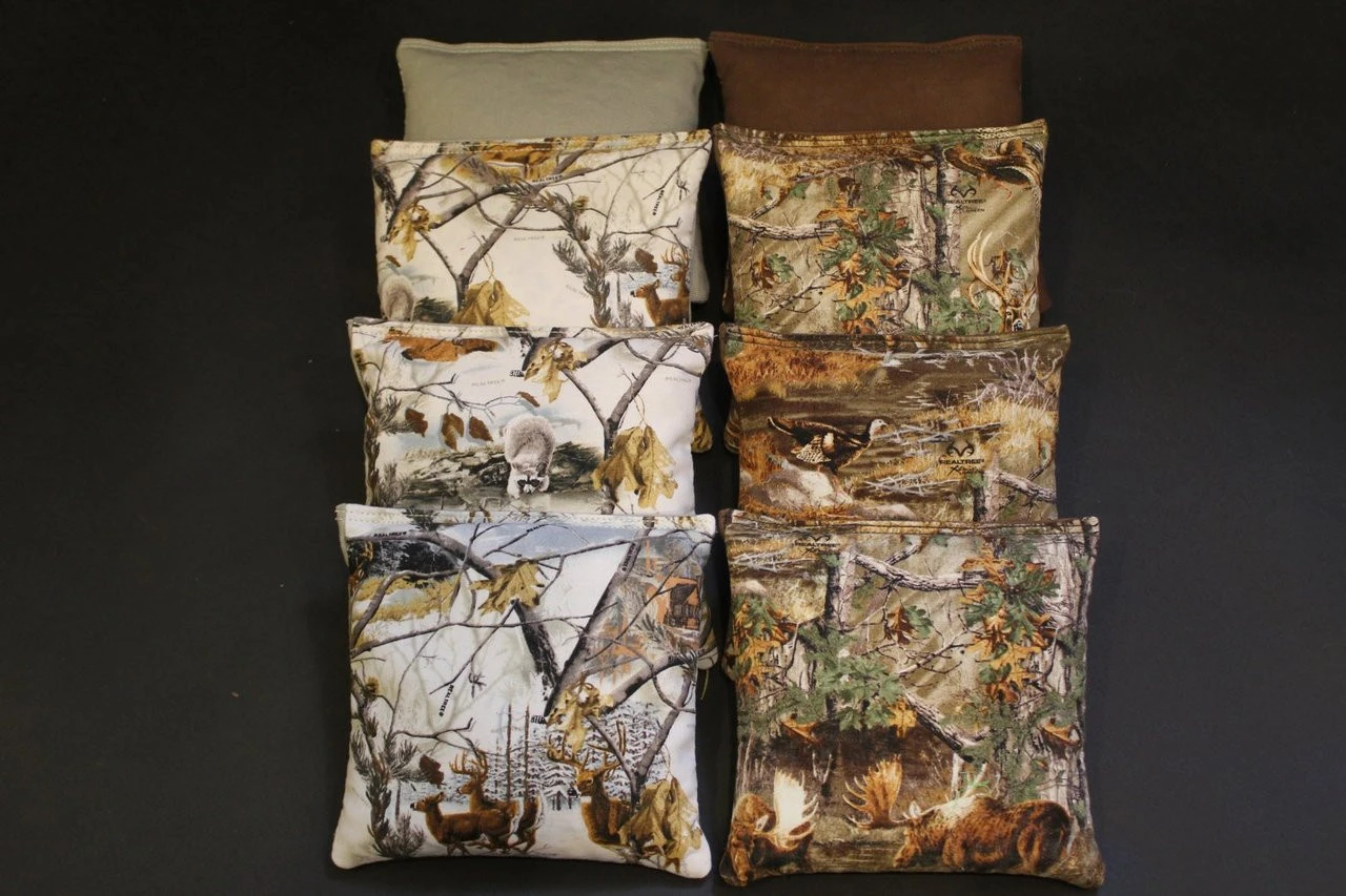 Hunting Deer Antlers Realtree Camo Cornhole Bags - Set Of 8 - Image 2