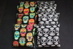 Sugar Skulls Cornhole Bags - Set Of 8