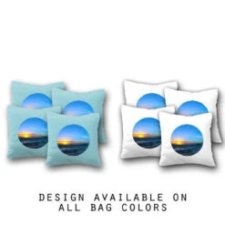 Ocean Cornhole Bags - Set Of 8