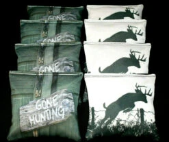 Gone Hunting Deer Season Cornhole Bags - Set Of 8