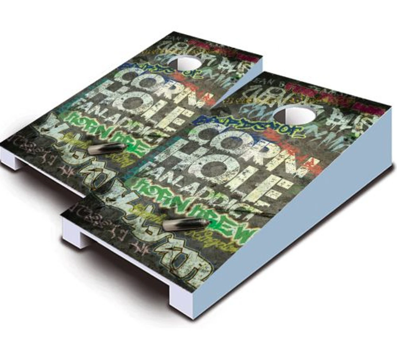 FanAddict Tabletop Cornhole Set With Bags