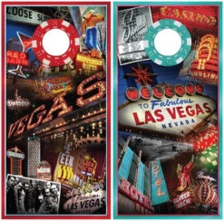 Las Vegas Cornhole Wraps - Set Of 2